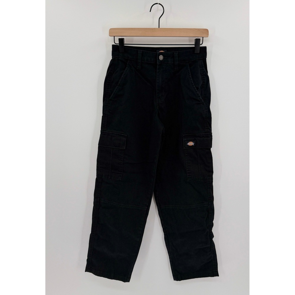 Dickies Black Cargo Pants 25/RG Workwear Streetwear Gorpcore Utility Grunge